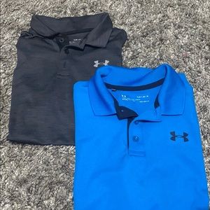 Under armour button up shirts